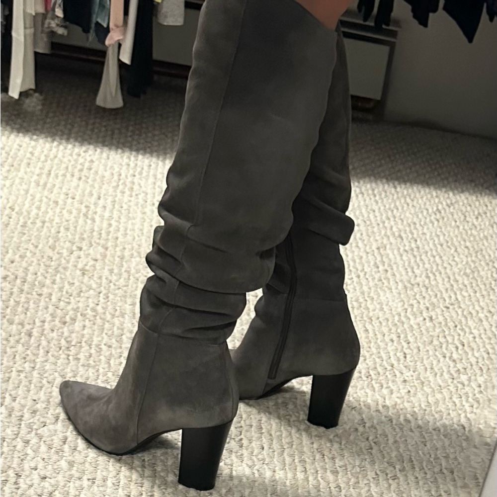 Treasure & Bond Gray Heeled Boots size 8.5